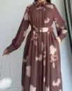 NEW DESIGN FANCY GEOERGETTE PRINTED GOWN FOR GIRL'S OR WOMEN