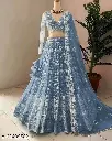 Pretty Trendy Net Embroidered Lehenga Choli with Dupatta